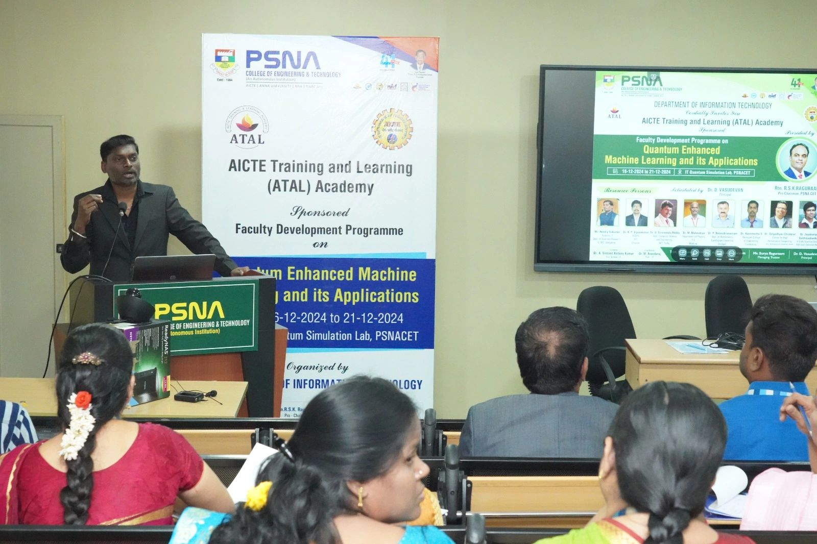 Talk on Quantum Technologies and inauguration of ATAL Faculty Development Program(FDP)